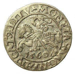 Sigismund II Augustus, Half-penny 1560, Vilnius.L/LITV (715)