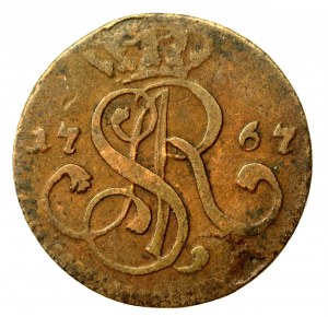 Stanislaw August Poniatowski, 1767 G penny, Krakow (747)