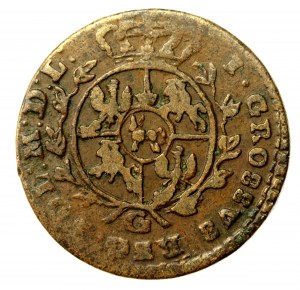 Stanislaw August Poniatowski, 1767 G penny, Krakow (747)