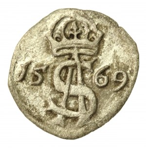 Sigismund II Augustus, dwudenar 1569, Vilnius (756)