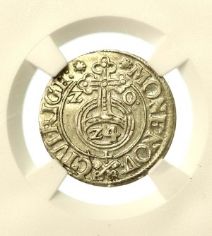 Sigismund III Vasa, half-tone 1620, Riga, Riga coat of arms (772)