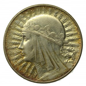 II RP, 10 złotych 1933, Warszawa, Głowa Kobiety (801)