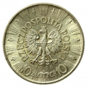 Second Republic, 10 gold 1936 Pilsudski (803)