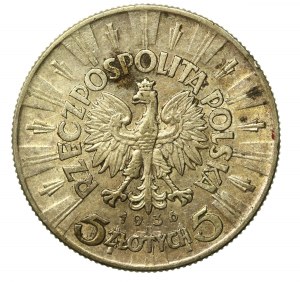 Second Republic, 5 gold 1936 Pilsudski (806)