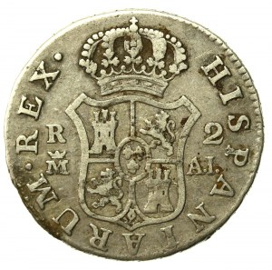 Spain, Charles IV, 2 reals 1808 (810)