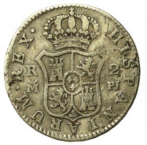 Spain, Charles III, 2 reala 1781 (811)