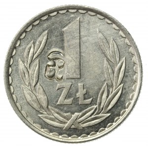 People's Republic of Poland, 1 zloty 1982, punca Solidarność Walcząca (815)