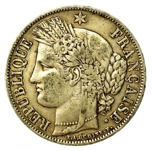 France, Second Republic, 5 francs 1851, Paris (818)