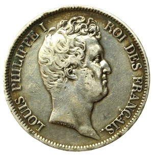 France, Louis Philippe I, 5 francs 1831, Rouen (819)