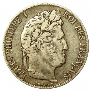 France, Louis Philippe I, 5 francs 1846, Paris (829)