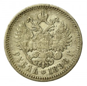 Russia, Nicholas II, Ruble 1898 (834)
