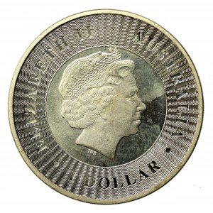 Australia, Elżbieta II, 1 dolar 2017 - Kangur, 1 uncja Ag 999 (838)
