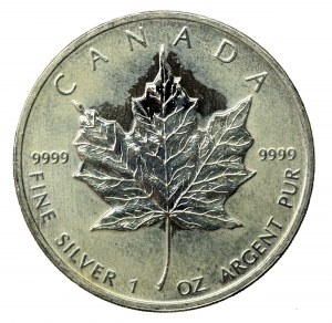 Canada, Elizabeth II, $5 2010 - Maple leaf, 1 oz Ag 999 (841)