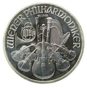 Austria, 1 1/2 Euros 2009 - Vienna Philharmonic, 1 oz Ag 999 (842)
