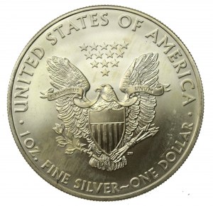 USA, 1 dollar 2010 - American Eagle, 1 ounce Ag 999 (843)