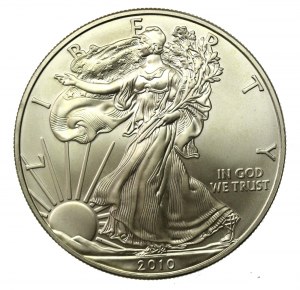 USA, 1 dollar 2010 - American Eagle, 1 ounce Ag 999 (844)