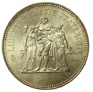 France, Fifth Republic, 50 francs 1975 (845)