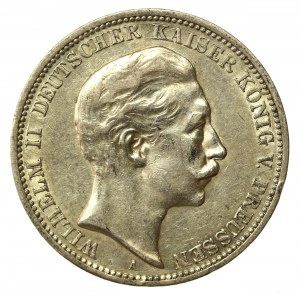 Germany, Prussia, Wilhelm II, 3 marks 1908 (855)