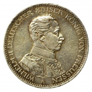 Niemcy, Prusy, Wilhelm II, 3 marki 1914 (858)