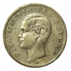 Niemcy, Bawaria, Otto I, 2 marki 1896 (860)