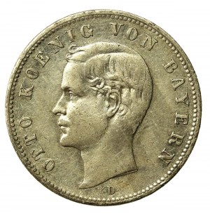 Germany, Bavaria, Otto I, 2 marks 1896 (860)