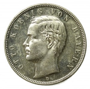 Germany, Bavaria, Otto I, 5 marks 1907 (861)
