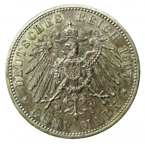 Niemcy, Bawaria, Otto I, 5 marek 1907 (861)