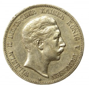 Germany, Prussia, Wilhelm II, 5 marks 1904 (866)
