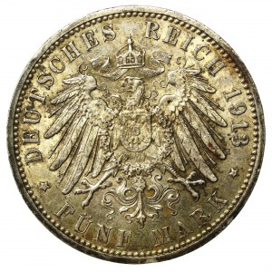 Germany, Hamburg, 5 marks 1913 (867)