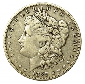 USA, $1 1887, Morgan, New Orleans (870)