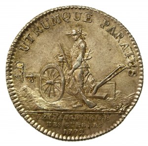 France, 1772 commemorative medal from the reign of Louis XV (875)