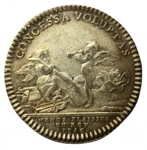 France, 1756 commemorative medal from the reign of Louis XV (876)