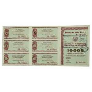 PKO 5-Year Deposit Savings Bond, PLN 10,000, 1977 (881)