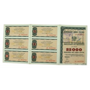 5-letni Lokacyjny Bon Oszczędnościowy PKO, 25 000 zł, 1980 (882)