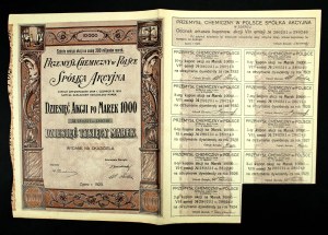 Chemical Industry in Poland, Em.6, 10x 1,000 mk 1923 (890)