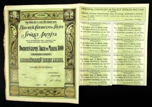 Chemical Industry in Poland, Em.5, 25x1,000 mk 1922 (893)