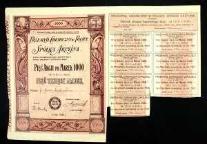 Chemical Industry in Poland, Em.1, 5x1,000 mk 1920 (896)