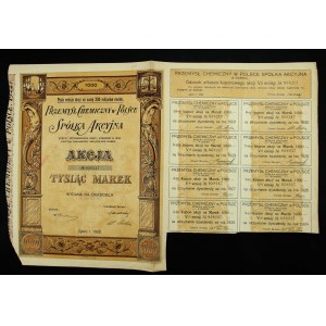 Chemical Industry in Poland, Em.5, 1,000 mk 1922 (898)