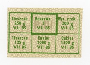 Supply card, July 1985 - P-III (420)