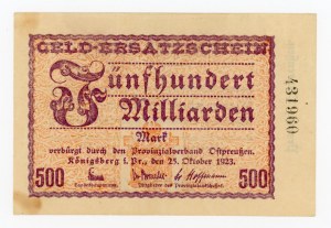 Russia, Kaliningrad/Königsberg, 500 billion marks 1923 (430)