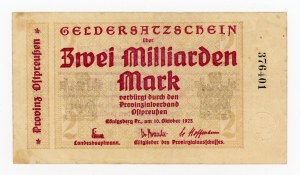 Russia, Kaliningrad/Königsberg, 2 billion marks 1923 (434)