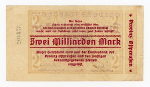 Russia, Kaliningrad/Königsberg, 2 billion marks 1923 (434)