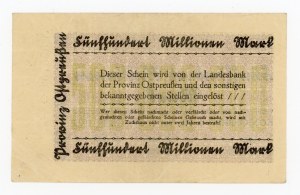Russia, Kaliningrad/Königsberg, 500 million marks 1923 (436)