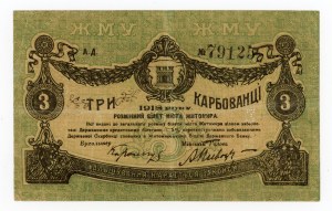 Russia/Ukraine, Zhytomyr, 3 carbunovts 1918 AД (450)