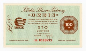 ORBIS Polskie Biuro Podróży 100 zloty BB series (462)