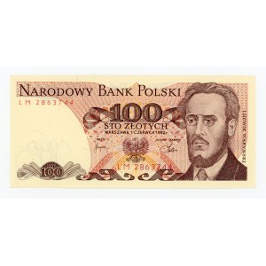 PRL, 100 złotych 1982 LM (468)