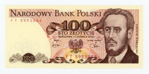 People's Republic of Poland, 100 gold 1979 FT (469)