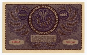 II RP, 1,000 mkp 1919 II Serja J (475)