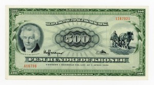 Denmark, 500 kroner 1967 (480)