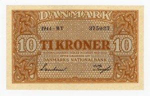 Denmark, 10 kroner 1944 (481)